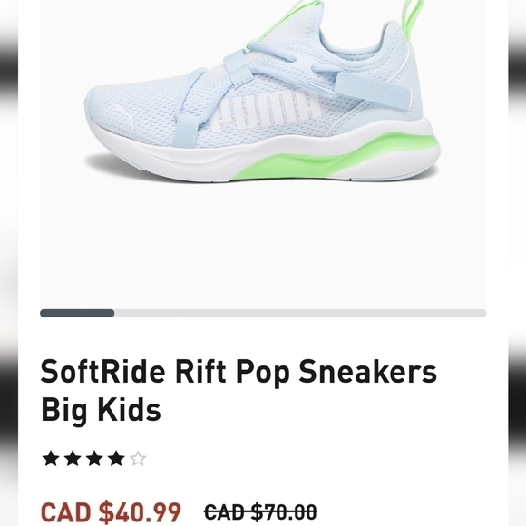 Puma kids sneakers size 2.5 - Picture 1 of 6